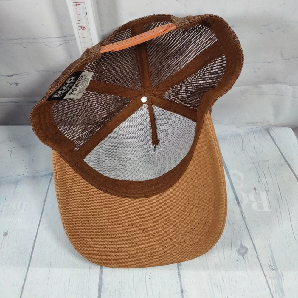 Grand Canyon National Park Patch Trucker Hat, Adjustable, Brown, Mesh Mad Engine